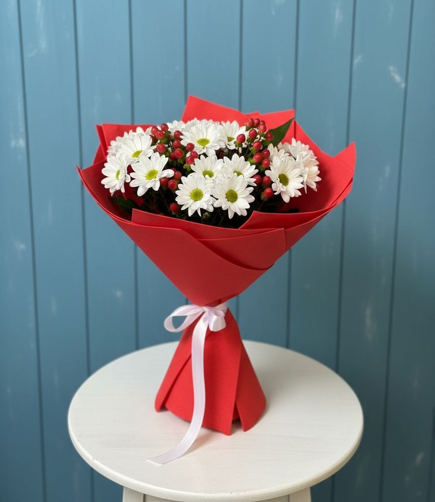 Букет цветов из: Хризантемы в Мулино