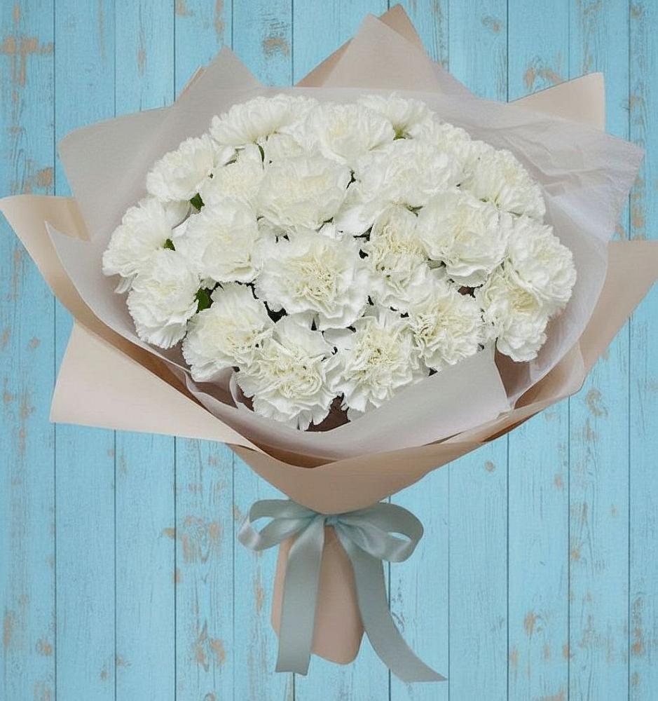 Букет цветов из: Гвоздики в Мулино