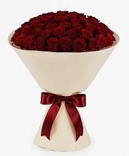 Букет 101 Бордовая роза Блэк Бакарра в Мулино