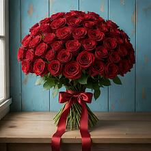 Букет Красные розы Блэк Меджик в Мулино