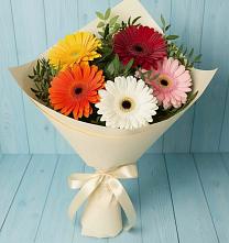 Букет цветов из:  Герберы в Мулино
