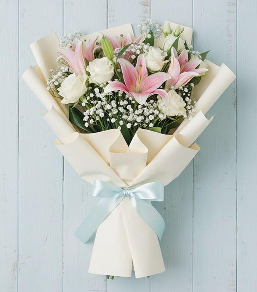 Букет цветов из: Лилии в Мулино