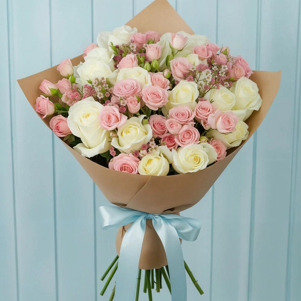 Букет цветов из: Розы в Мулино