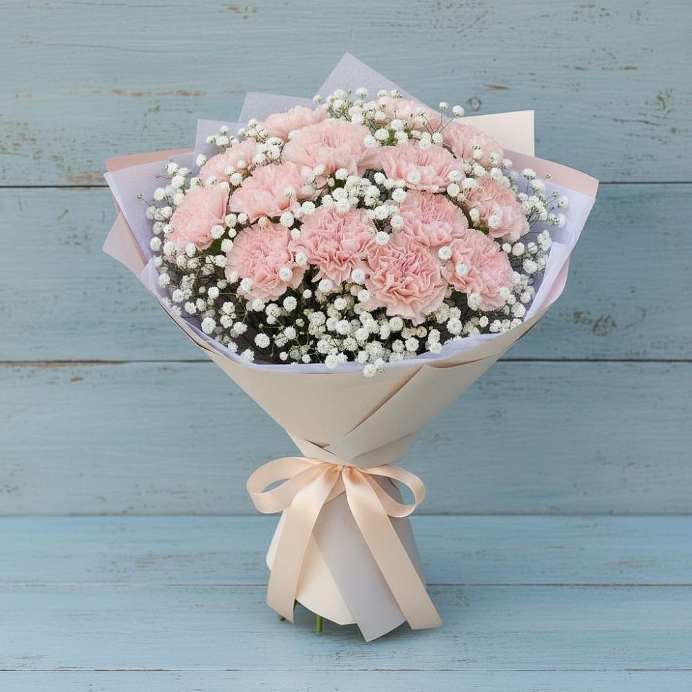 Букет цветов из: Гвоздики в Мулино