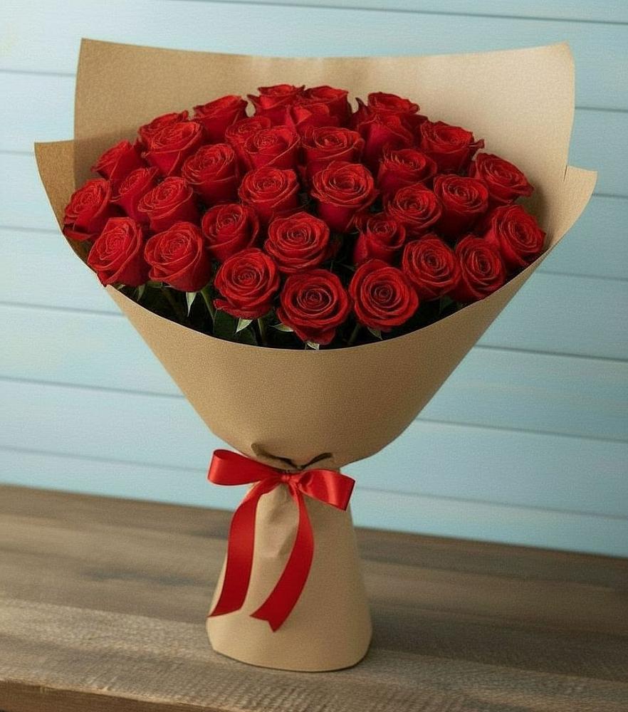 Букет Красные розы Милано в Мулино