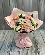 Букет цветов из:  Гвоздики, Розы и Хризантемы в Мулино