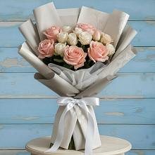 Букет цветов из:  Розы #REPLACE_PRED# Мулино