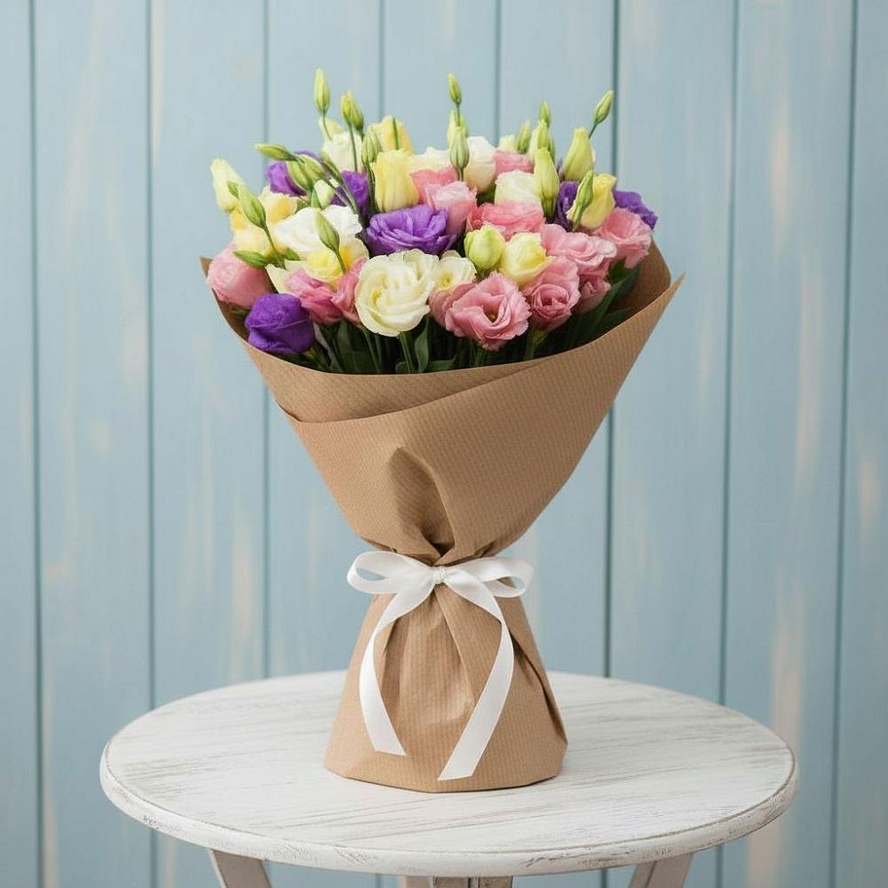 Букет цветов из: Лизиантусы в Мулино