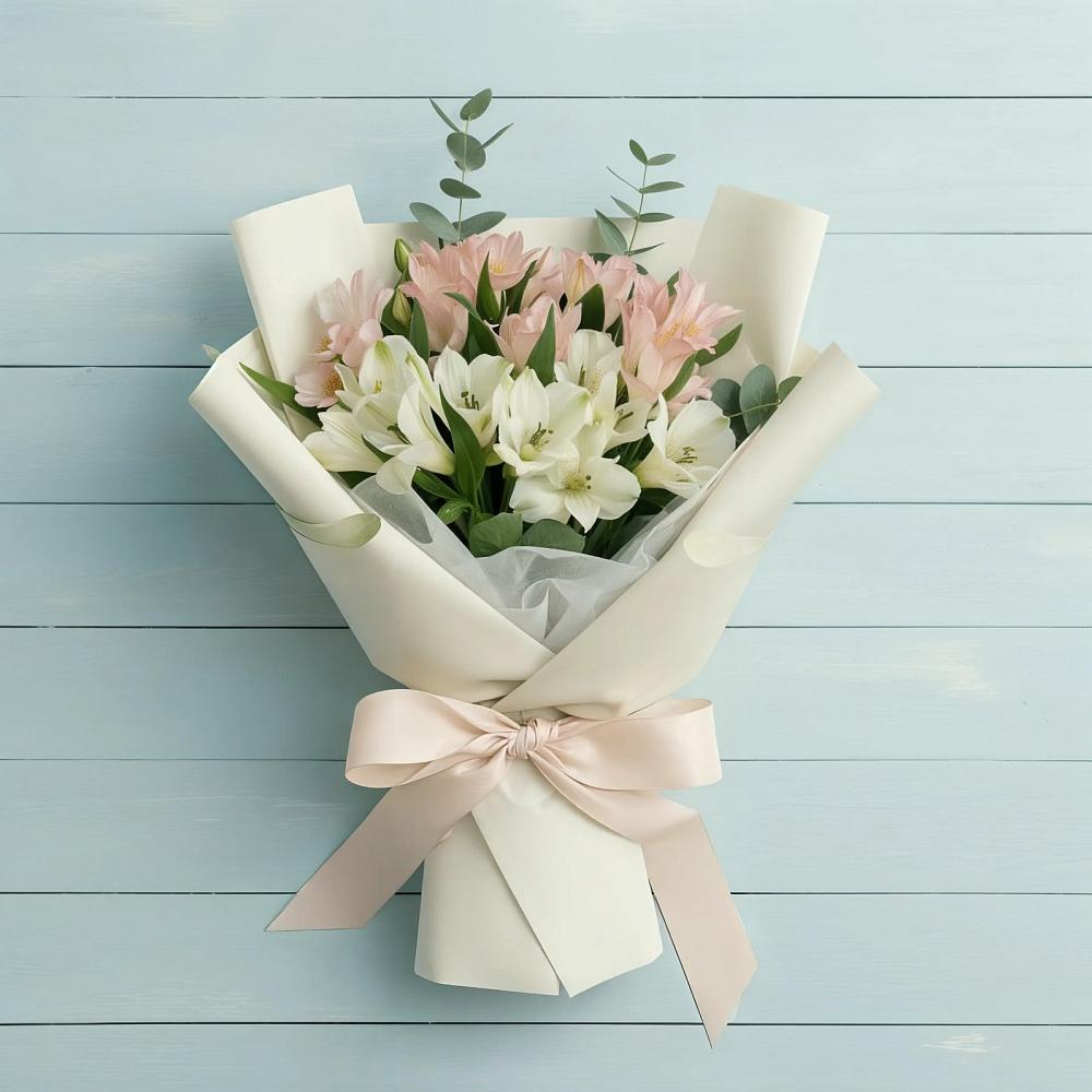 Букет цветов из: Альстромерии в Мулино