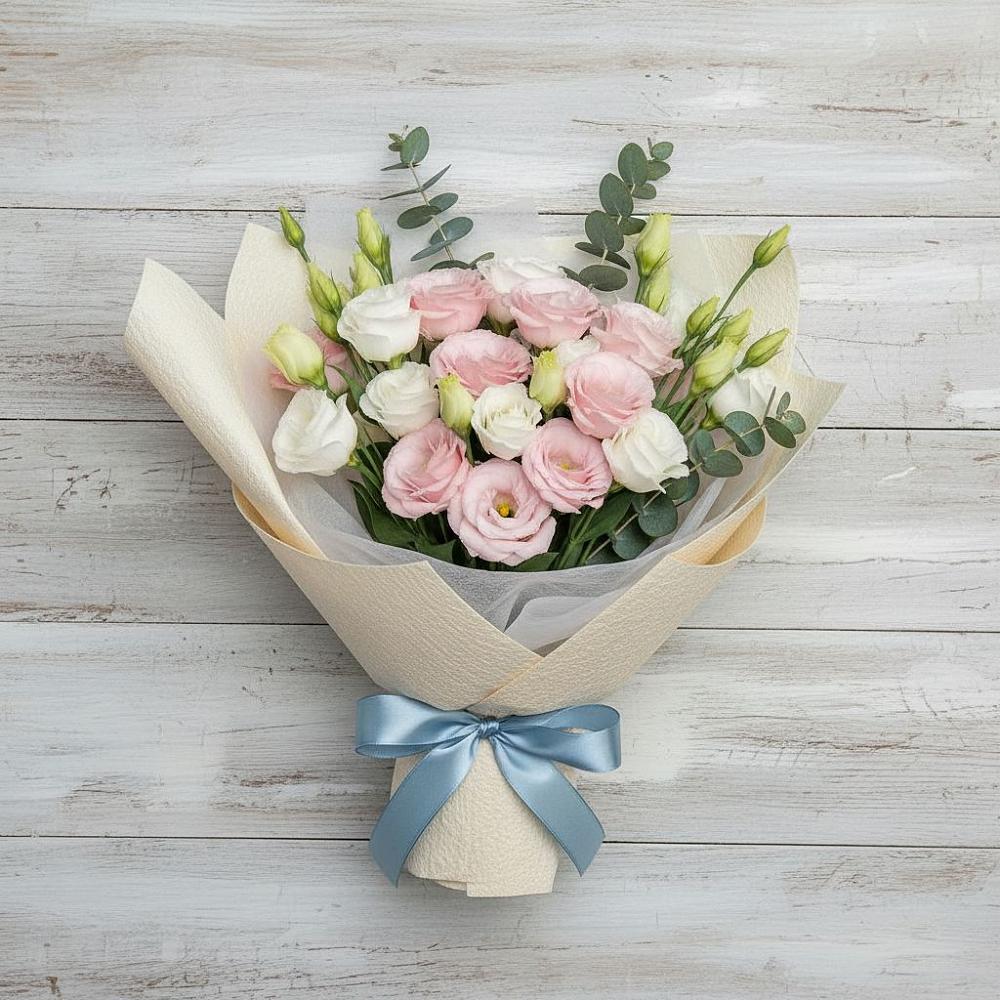 Букет цветов из: Лизиантусы в Мулино